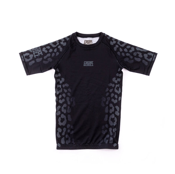 Rashguard Panther - Nero - Manica corta