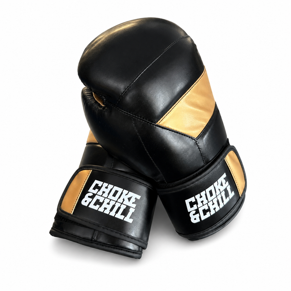 Choke&Chill Boxing Gloves Midnight Gold 14 oz – product image 1