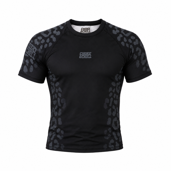 Choke&Chill Rashguard Panther Black Short Sleeve – product image 1