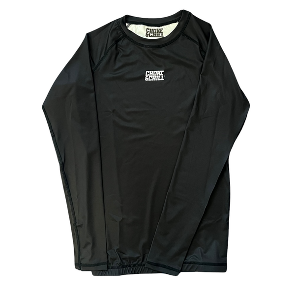 Basic Rashguard - Schwarz - Langarm